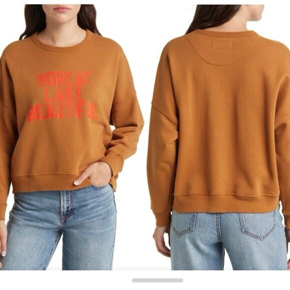 THE GREAT. The Teammate Lake Beautiful Sweatshirt Size 1 /Small - Picture 1 of 15